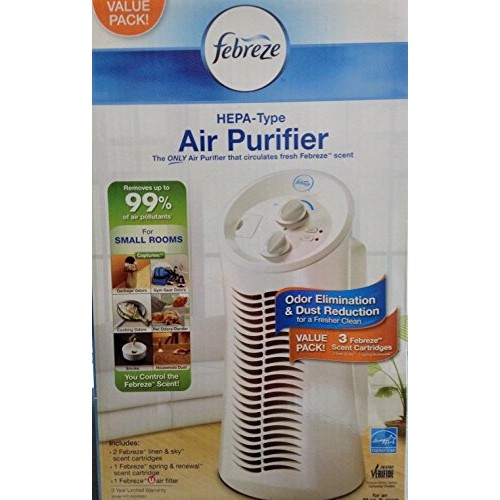 Febrez HEPA-Type Air Purifier The Only Air Purifier That Circulates Fresh Febreze Scent Say Yes To Fresh - B00LXORKXC